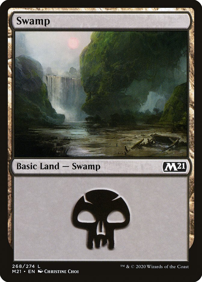 Swamp (268) [Core Set 2021] | Galaxy Games LLC