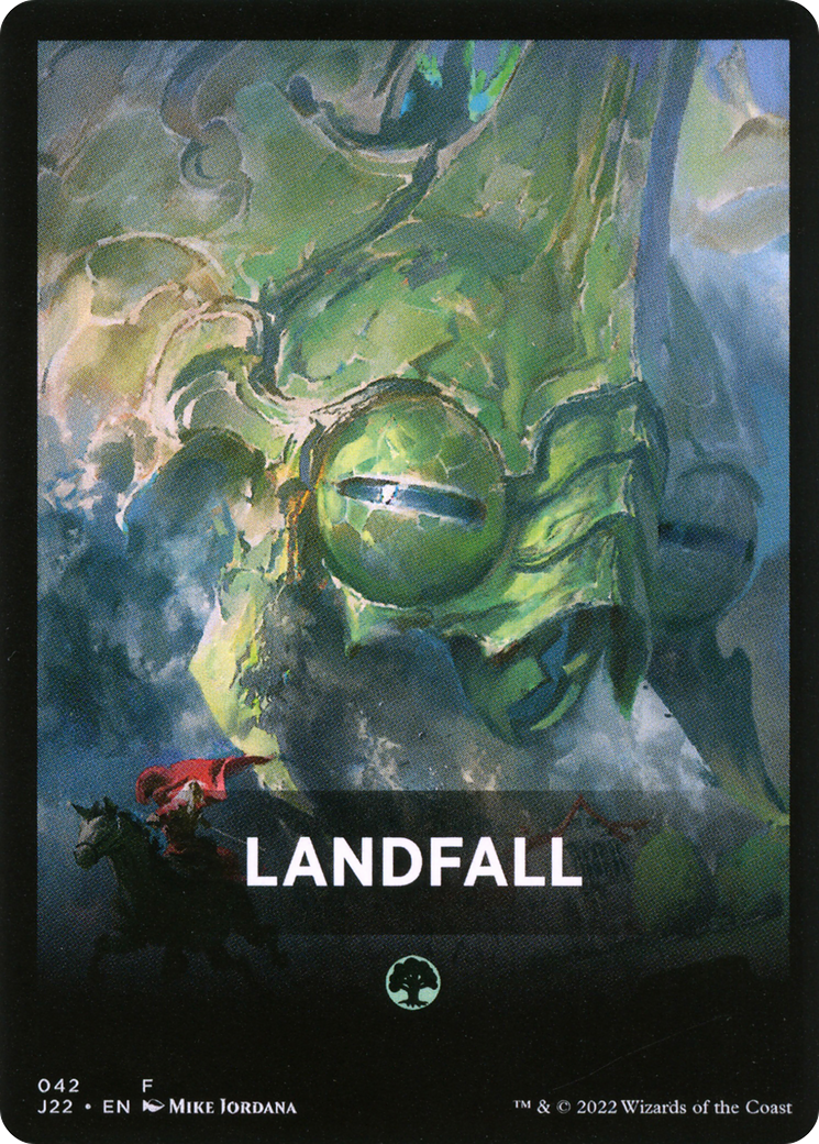 Landfall Theme Card [Jumpstart 2022 Front Cards] | Galaxy Games LLC