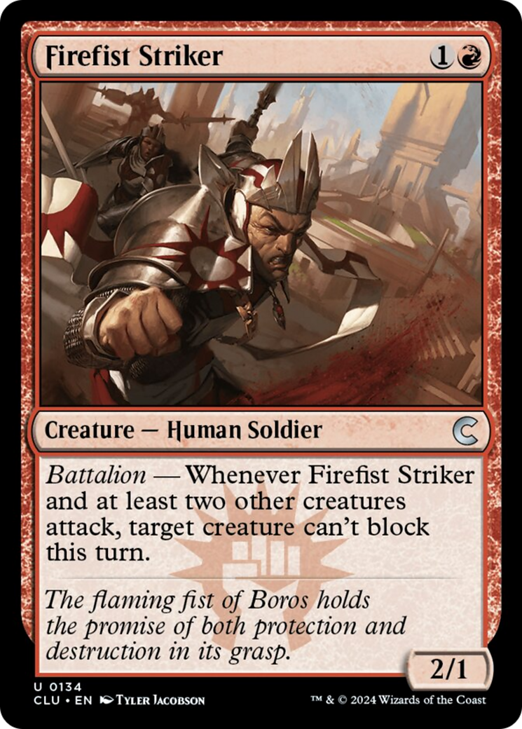 Firefist Striker [Ravnica: Clue Edition] | Galaxy Games LLC