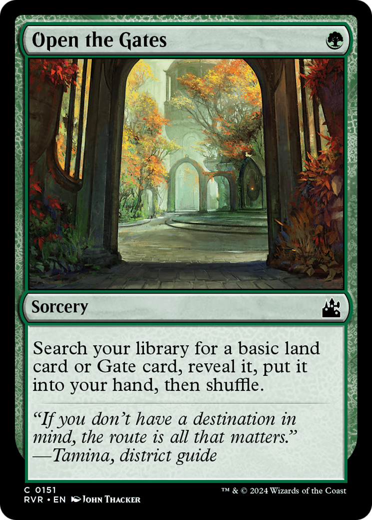Open the Gates [Ravnica Remastered] | Galaxy Games LLC