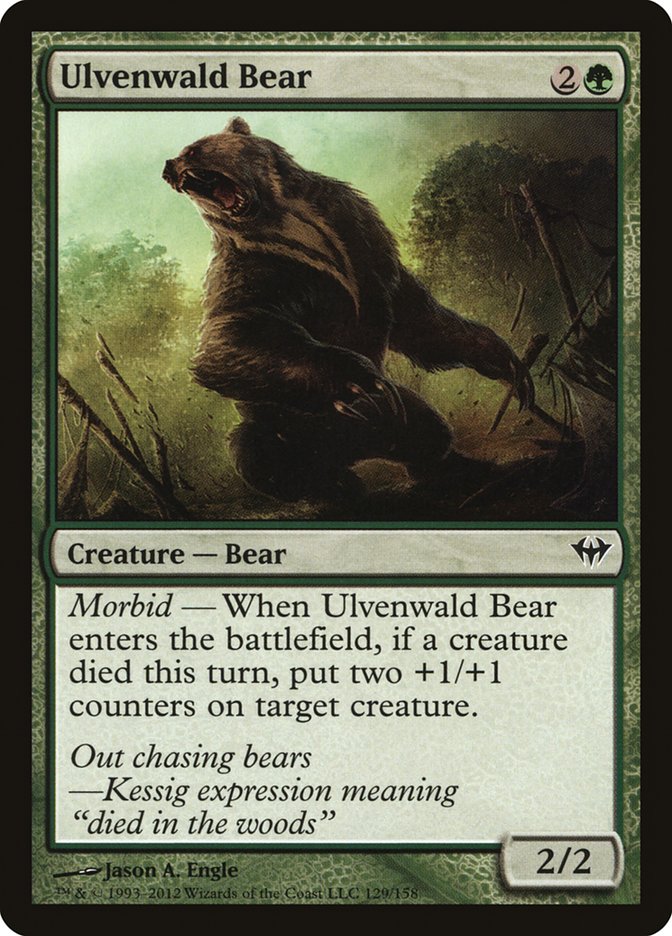 Ulvenwald Bear [Dark Ascension] | Galaxy Games LLC