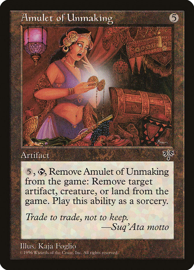 Amulet of Unmaking [Mirage] | Galaxy Games LLC