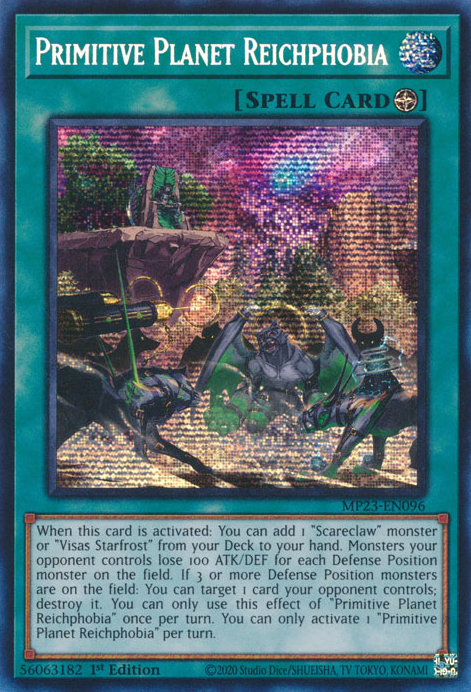 Primitive Planet Reichphobia [MP23-EN096] Prismatic Secret Rare | Galaxy Games LLC