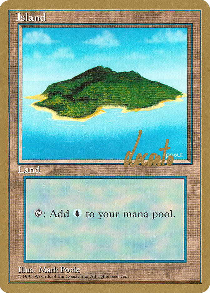 Island (ml367) (Michael Loconto) [Pro Tour Collector Set] | Galaxy Games LLC