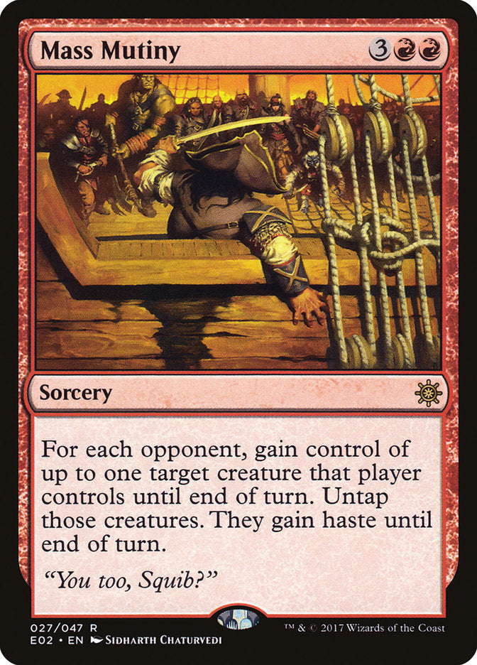 Mass Mutiny [Explorers of Ixalan] | Galaxy Games LLC