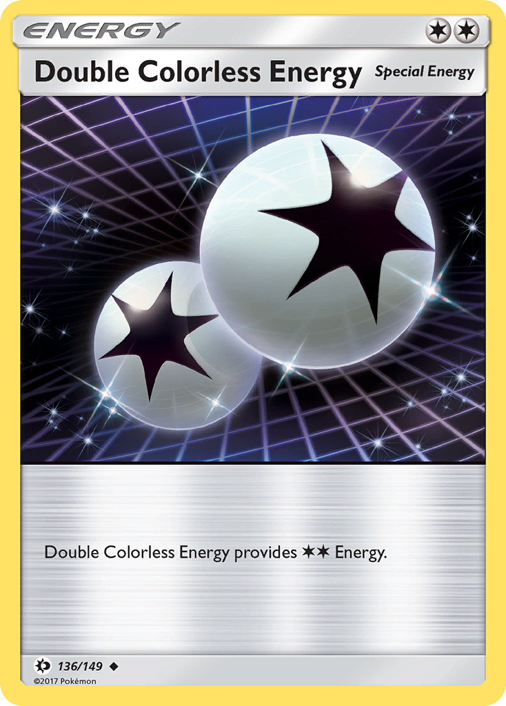 Double Colorless Energy (136/149) [Sun & Moon: Base Set] | Galaxy Games LLC