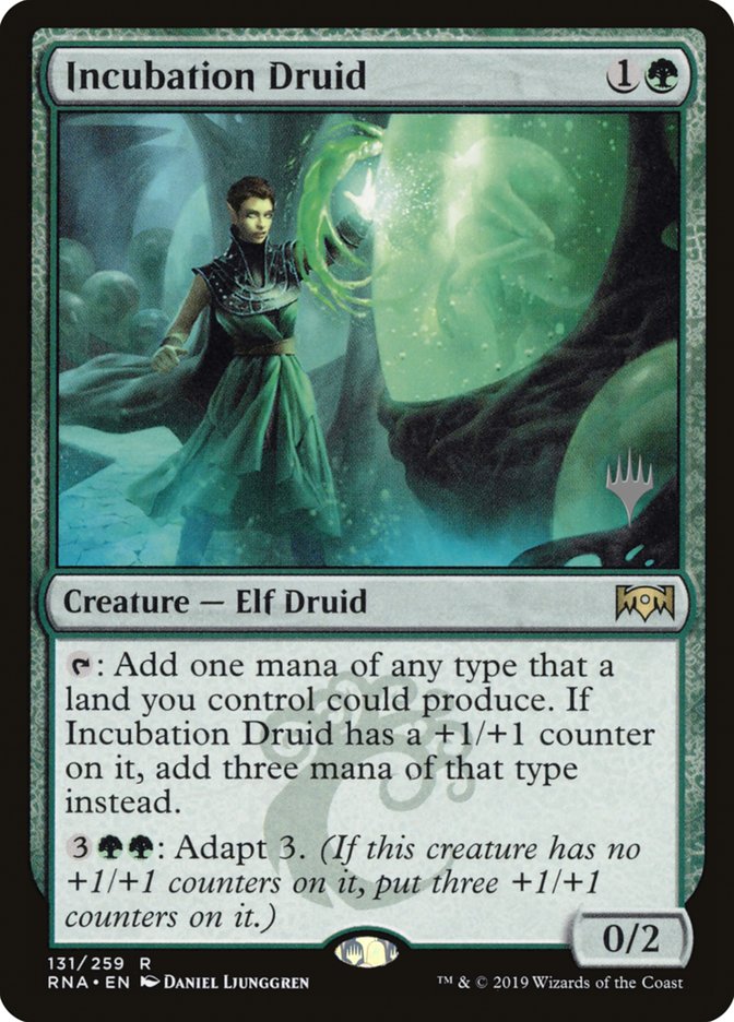 Incubation Druid (Promo Pack) [Ravnica Allegiance Promos] | Galaxy Games LLC