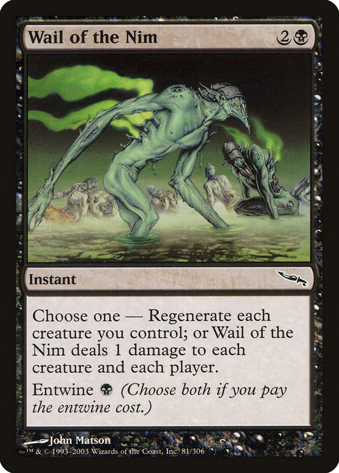 Wail of the Nim [Mirrodin] | Galaxy Games LLC