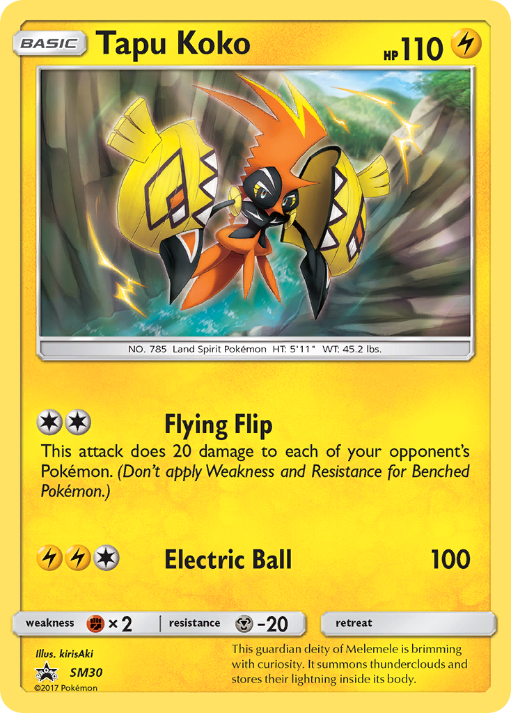 Tapu Koko (SM30) [Sun & Moon: Black Star Promos] | Galaxy Games LLC