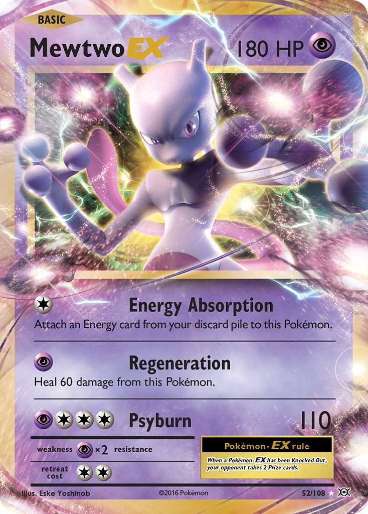 Mewtwo EX (52/108) [XY: Evolutions] | Galaxy Games LLC