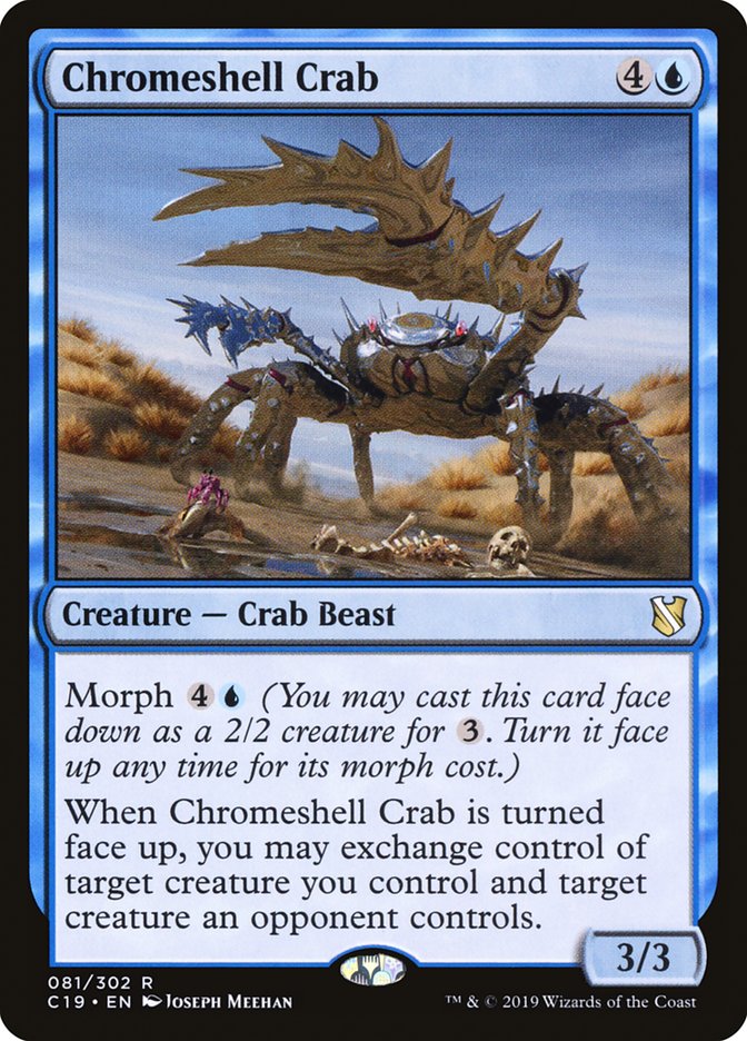 Chromeshell Crab [Commander 2019] | Galaxy Games LLC