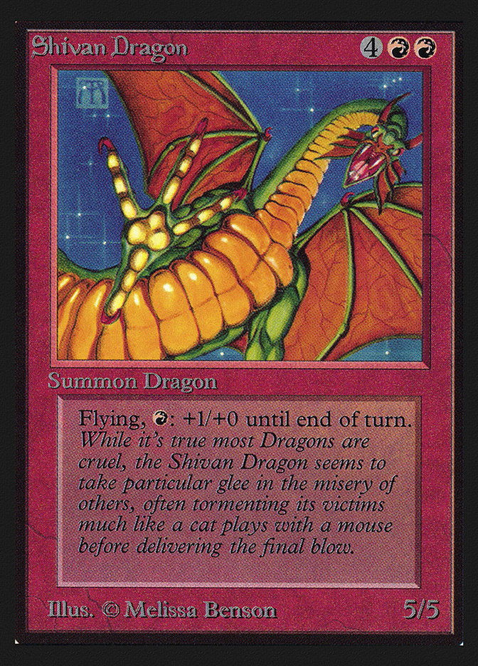 Shivan Dragon [International Collectors' Edition] | Galaxy Games LLC