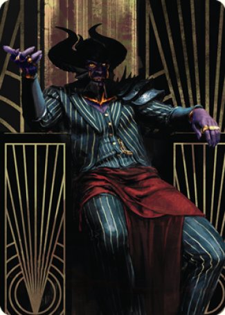 Ob Nixilis, the Adversary 2 Art Card [Streets of New Capenna Art Series] | Galaxy Games LLC