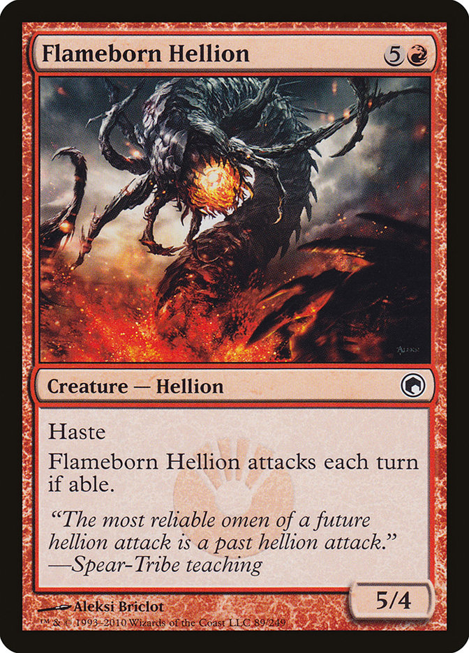 Flameborn Hellion [Scars of Mirrodin] | Galaxy Games LLC