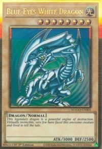 Blue-Eyes White Dragon [MAGO-EN001] Gold Rare | Galaxy Games LLC