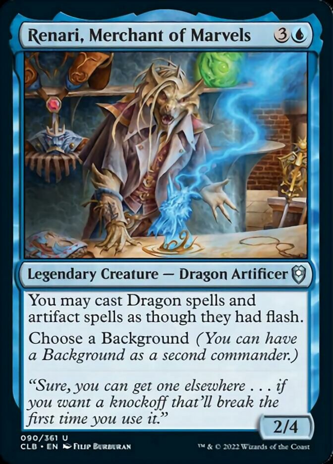 Renari, Merchant of Marvels [Commander Legends: Battle for Baldur's Gate] | Galaxy Games LLC