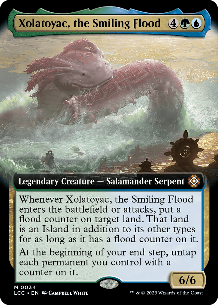 Xolatoyac, the Smiling Flood (Extended Art) [The Lost Caverns of Ixalan Commander] | Galaxy Games LLC