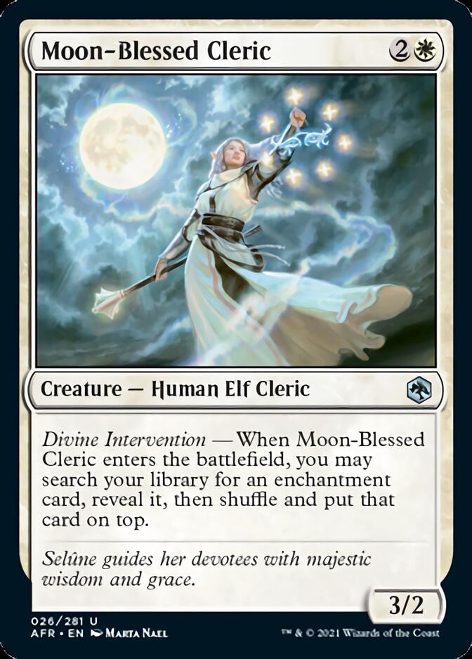 Moon-Blessed Cleric [Dungeons & Dragons: Adventures in the Forgotten Realms] | Galaxy Games LLC