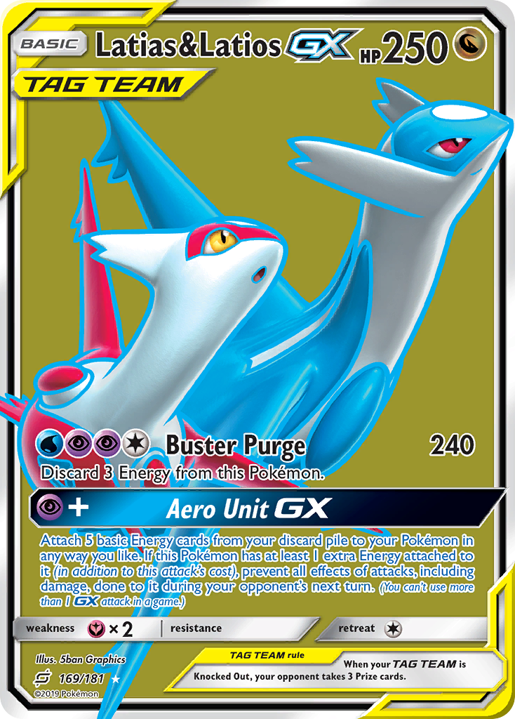 Latias & Latios GX (169/181) [Sun & Moon: Team Up] | Galaxy Games LLC