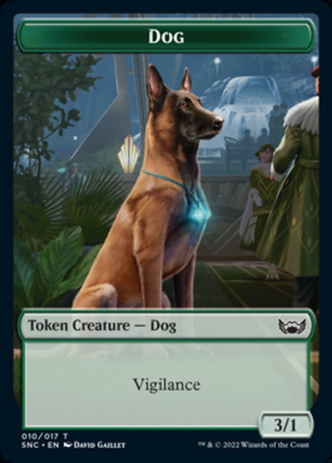 Dog Token [Streets of New Capenna Tokens] | Galaxy Games LLC