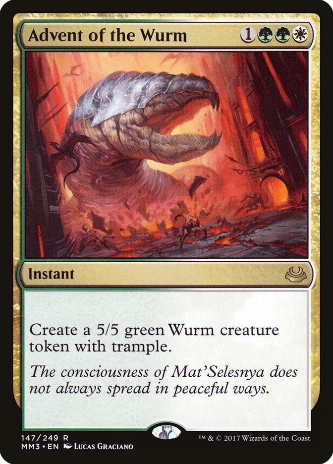 Advent of the Wurm [Modern Masters 2017] | Galaxy Games LLC