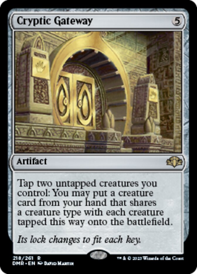 Cryptic Gateway [Dominaria Remastered] | Galaxy Games LLC