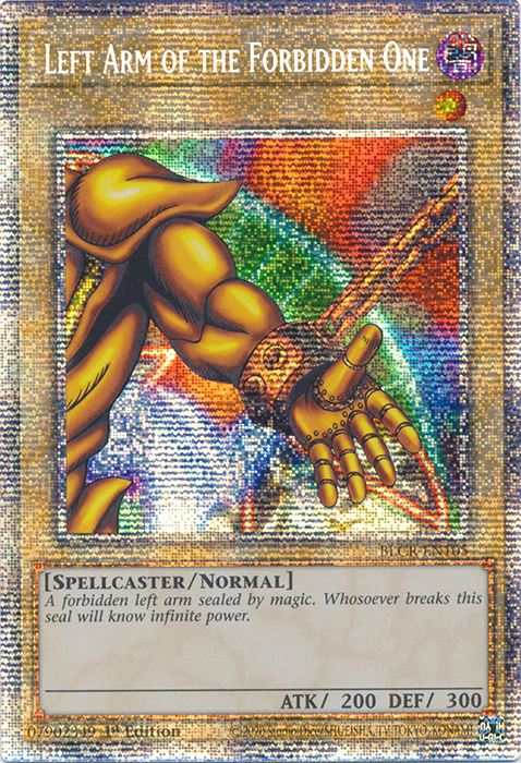 Left Arm of the Forbidden One [BLCR-EN105] Starlight Rare | Galaxy Games LLC