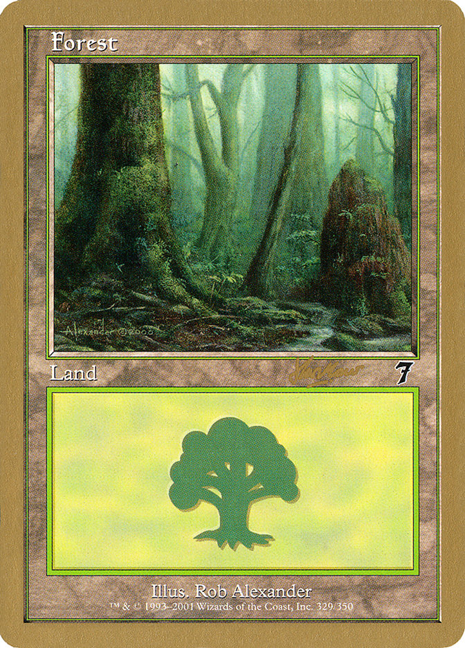 Forest (329) (Sim Han How) [World Championship Decks 2002] | Galaxy Games LLC