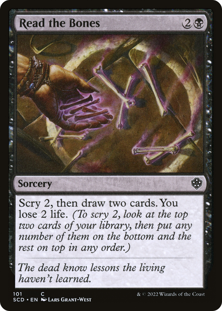 Read the Bones [Starter Commander Decks] | Galaxy Games LLC