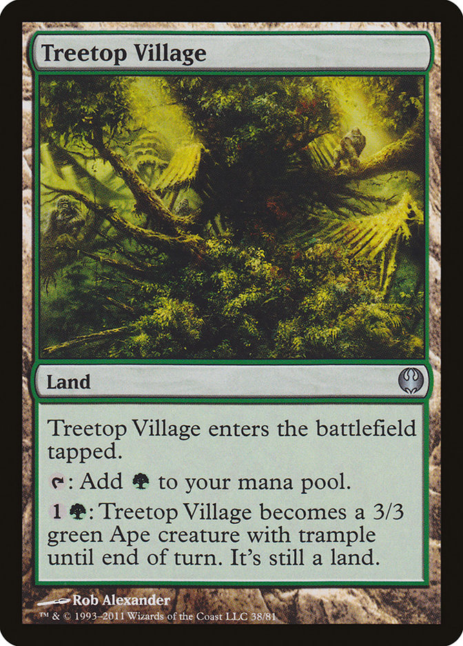 Treetop Village [Duel Decks: Knights vs. Dragons] | Galaxy Games LLC