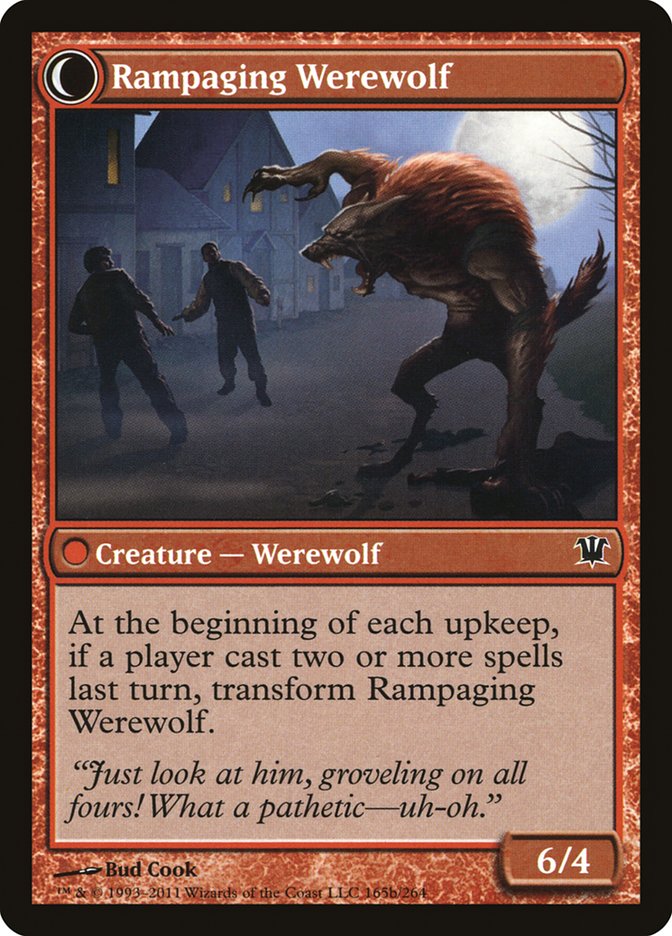 Tormented Pariah // Rampaging Werewolf [Innistrad] | Galaxy Games LLC