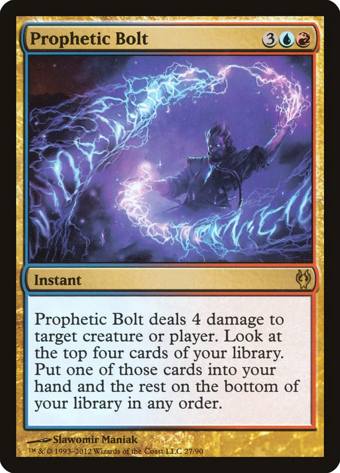 Prophetic Bolt [Duel Decks: Izzet vs. Golgari] | Galaxy Games LLC