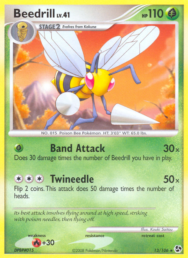 Beedrill (13/106) [Diamond & Pearl: Great Encounters] | Galaxy Games LLC