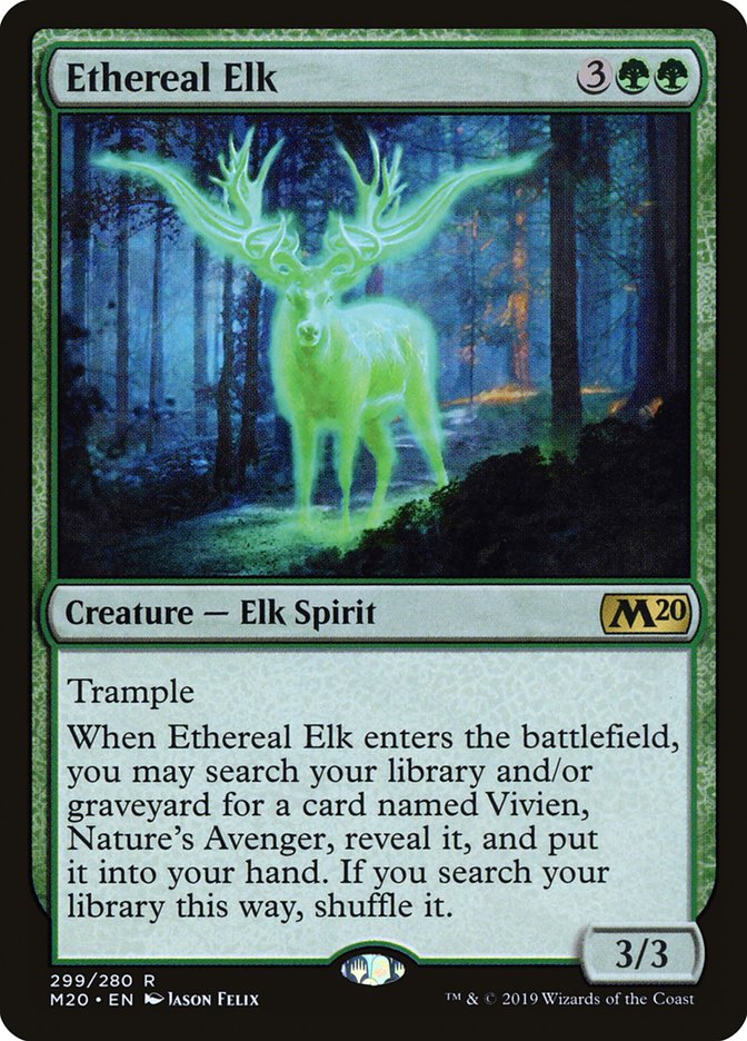 Ethereal Elk [Core Set 2020] | Galaxy Games LLC