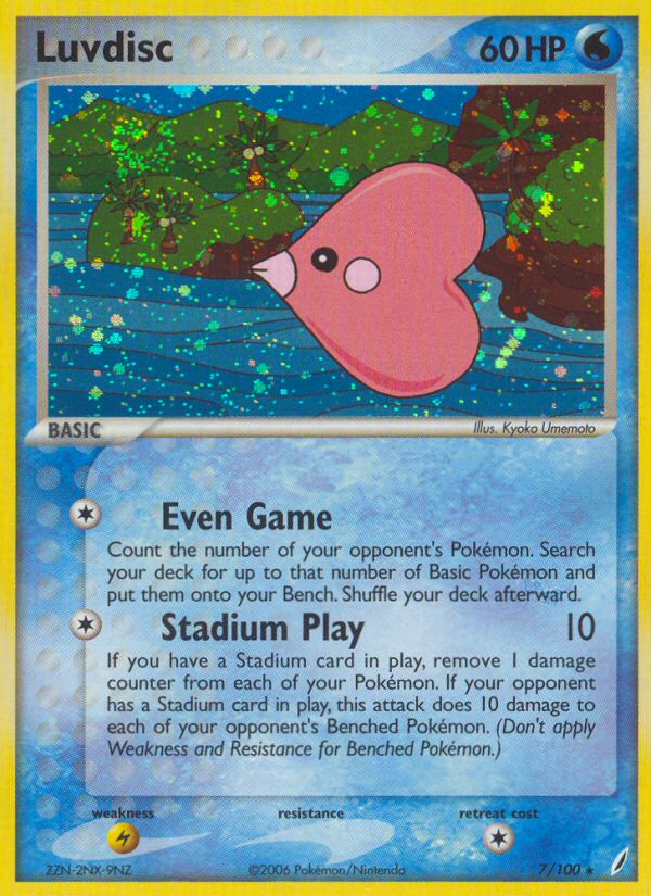 Luvdisc (7/100) [EX: Crystal Guardians] | Galaxy Games LLC