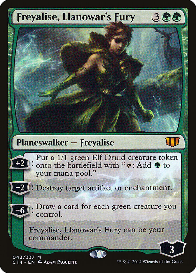 Freyalise, Llanowar's Fury [Commander 2014] | Galaxy Games LLC