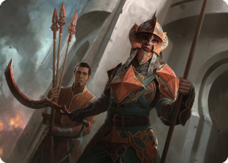 Siege Veteran Art Card [The Brothers' War Art Series] | Galaxy Games LLC
