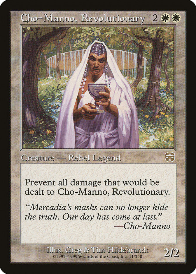 Cho-Manno, Revolutionary [Mercadian Masques] | Galaxy Games LLC