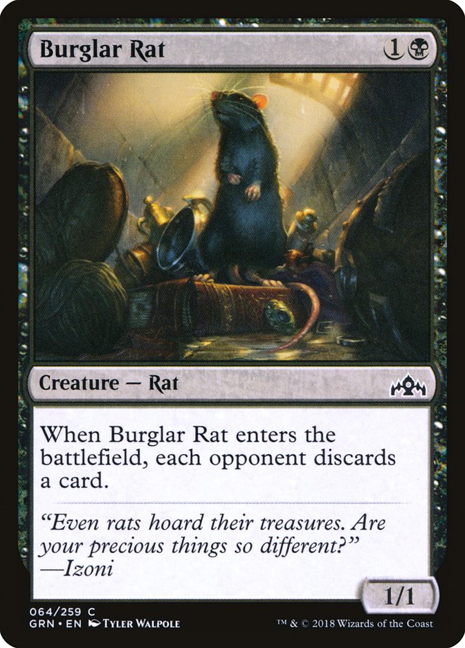 Burglar Rat [Guilds of Ravnica] | Galaxy Games LLC
