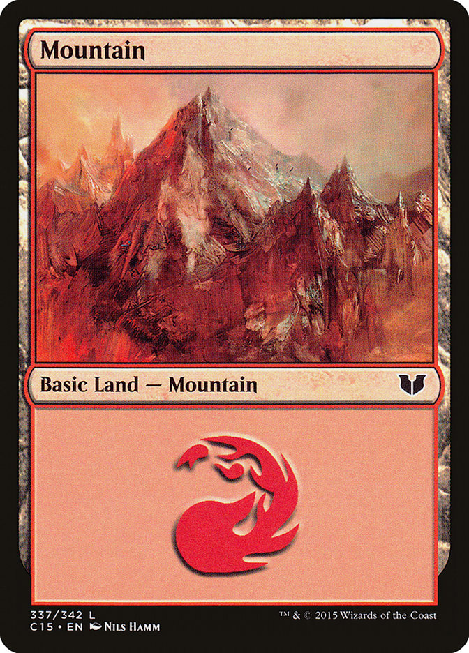 Mountain (337) [Commander 2015] | Galaxy Games LLC