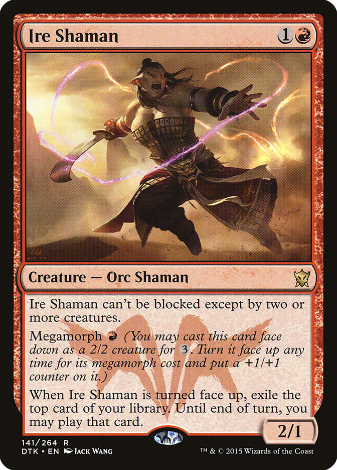 Ire Shaman [Dragons of Tarkir] | Galaxy Games LLC