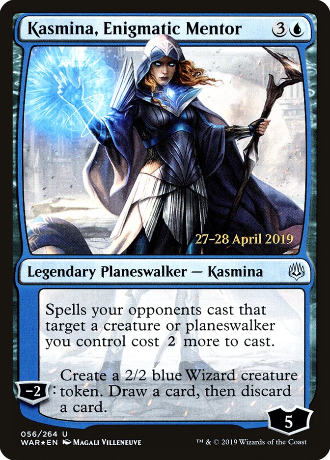 Kasmina, Enigmatic Mentor [War of the Spark Prerelease Promos] | Galaxy Games LLC