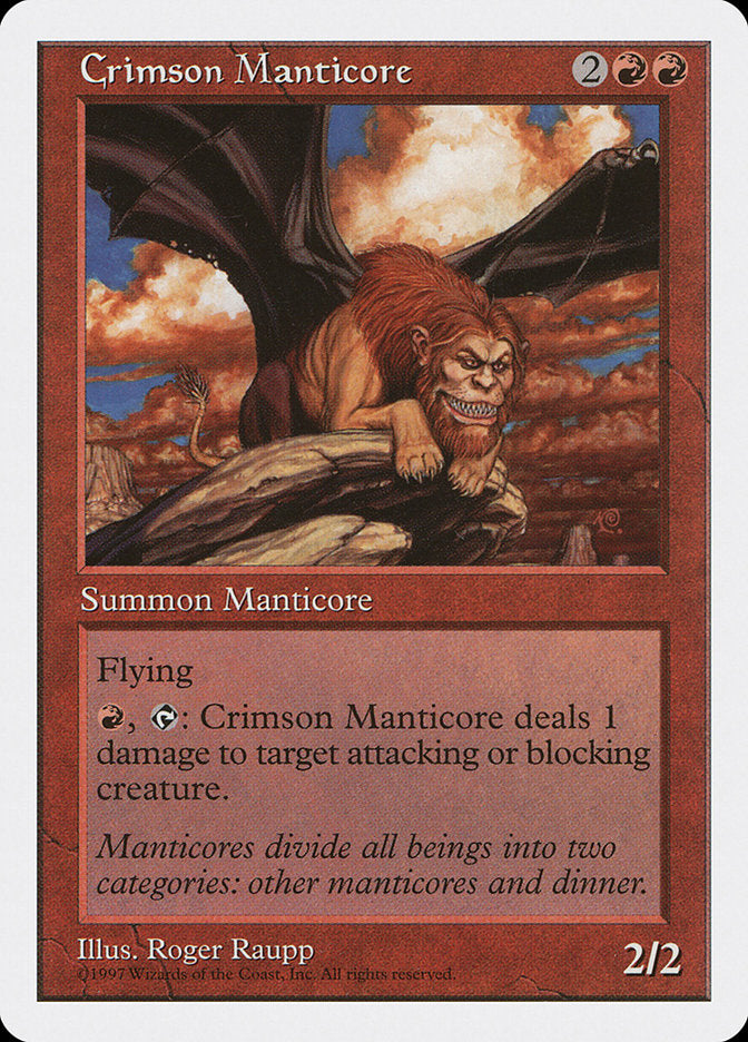 Crimson Manticore [Fifth Edition] | Galaxy Games LLC