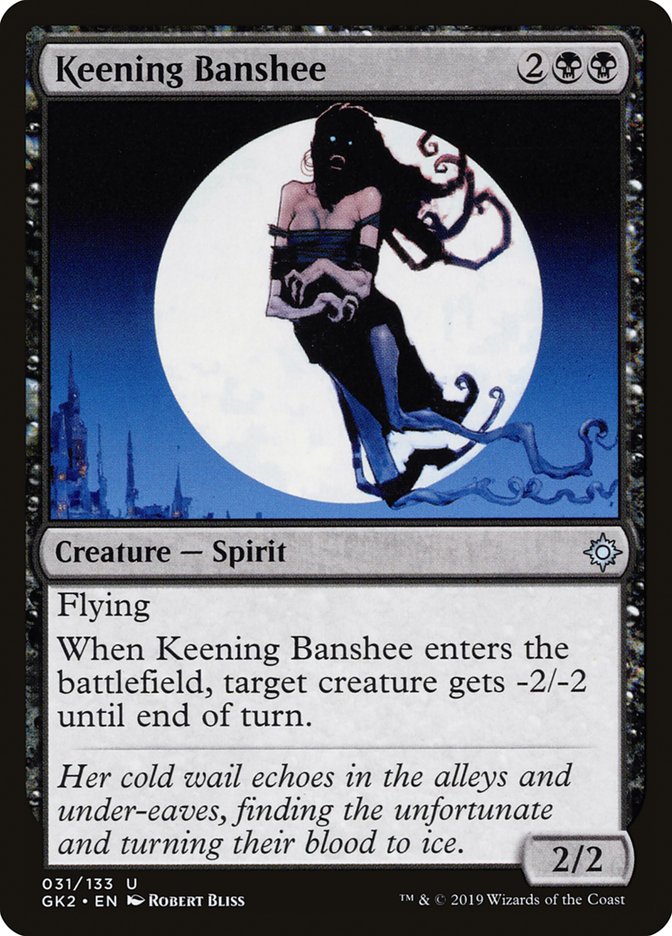 Keening Banshee [Ravnica Allegiance Guild Kit] | Galaxy Games LLC