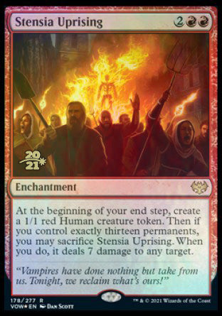 Stensia Uprising [Innistrad: Crimson Vow Prerelease Promos] | Galaxy Games LLC