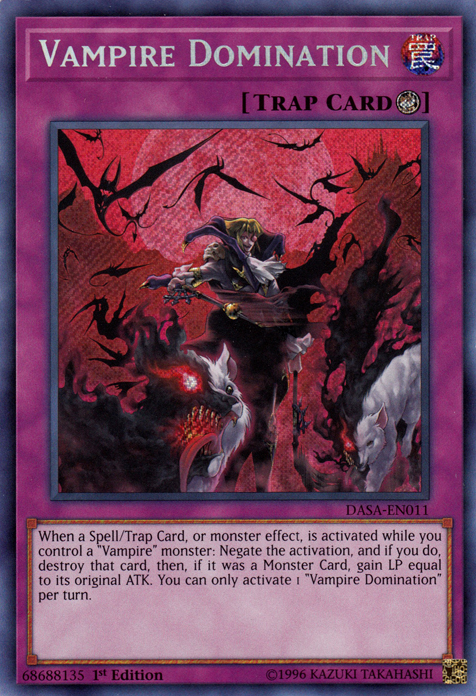 Vampire Domination [DASA-EN011] Secret Rare | Galaxy Games LLC