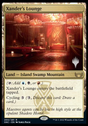 Xander's Lounge (Promo Pack) [Streets of New Capenna Promos] | Galaxy Games LLC