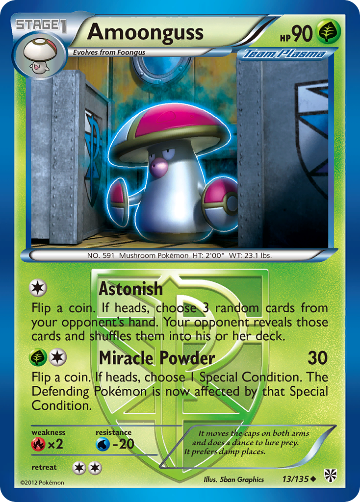 Amoonguss (13/135) [Black & White: Plasma Storm] | Galaxy Games LLC