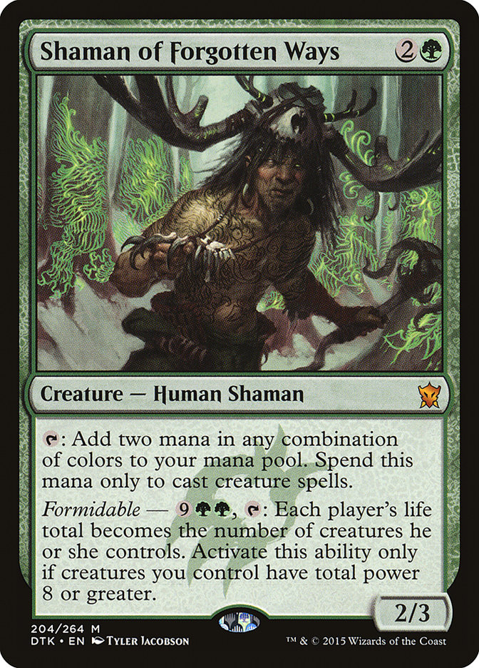 Shaman of Forgotten Ways [Dragons of Tarkir] | Galaxy Games LLC