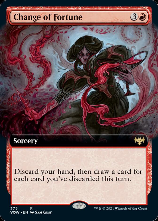 Change of Fortune (Extended Art) [Innistrad: Crimson Vow] | Galaxy Games LLC